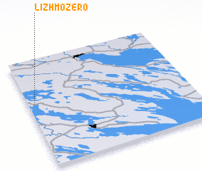 3d view of Lizhmozero