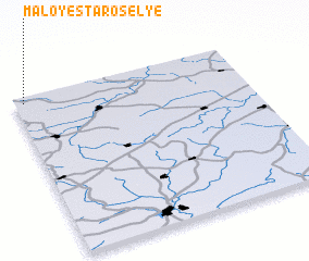 3d view of Maloye Starosel\