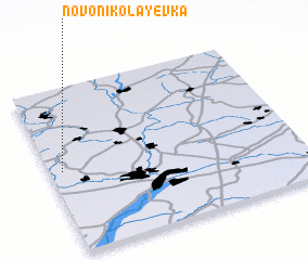 3d view of Novonikolayevka