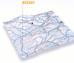 3d view of Bozköy