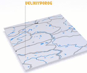 3d view of Velikiy Porog