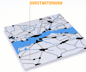 3d view of Konstantinovka