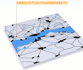 3d view of Khmelʼnitskiy Nomer Pervyy