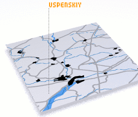 3d view of Uspenskiy