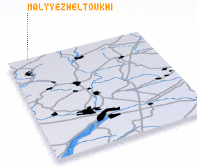 3d view of Malyye Zheltoukhi