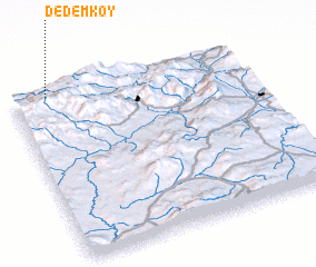 3d view of Dedemköy