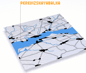 3d view of Perevizskaya Balka