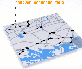 3d view of Novaya Blagoveshchenka