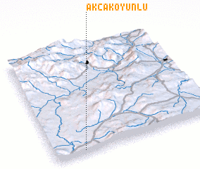 3d view of Akçakoyunlu