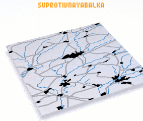 3d view of Suprotivnaya Balka