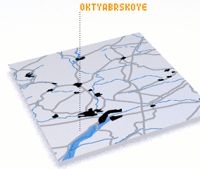 3d view of Oktyabr\