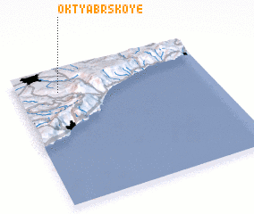 3d view of Oktyabrʼskoye