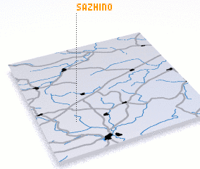 3d view of Sazhino