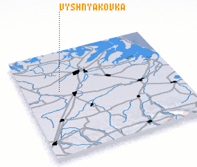 3d view of Vyshnyakovka