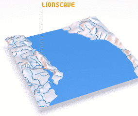 3d view of Lions Cave