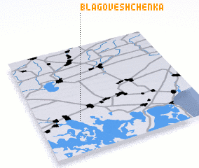 3d view of Blagoveshchenka