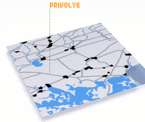 3d view of Privolʼye