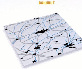 3d view of Bakhmut