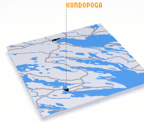 3d view of Kondopoga