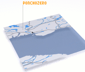 3d view of Ponchozero