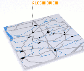 3d view of Aleshkovichi