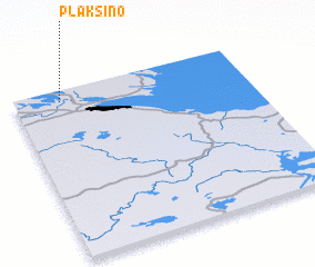 3d view of Plaksino