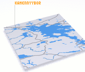 3d view of Kamennyy Bor