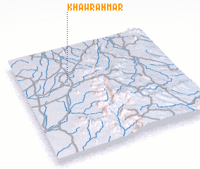 3d view of Khawr Aḩmar