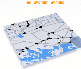 3d view of Novaya Nikolayevka