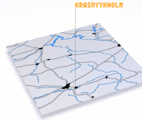 3d view of Krasnyy Kholm