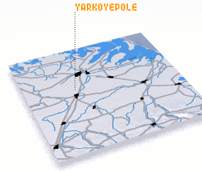 3d view of Yarkoye Pole