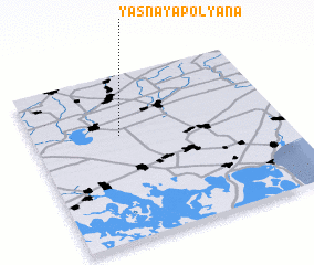 3d view of Yasnaya Polyana