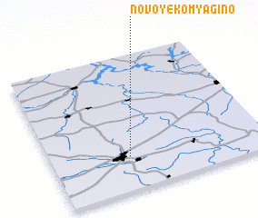 3d view of Novoye Komyagino