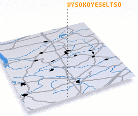 3d view of Vysokoye Sel\