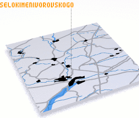 3d view of Posëlok Imeni Vorovskogo