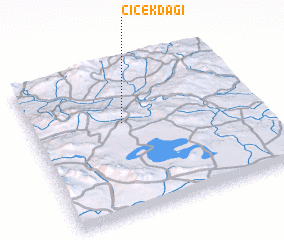 3d view of Çiçekdağı