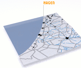 3d view of Magén