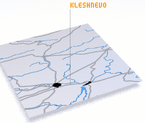 3d view of Kleshnëvo