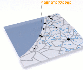 3d view of Saknat az Zarqāʼ