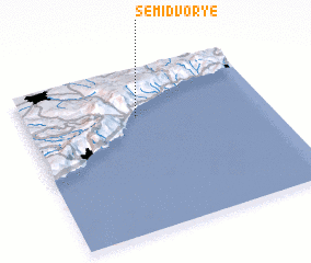 3d view of Semidvorʼye