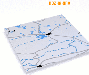 3d view of Kozhakino