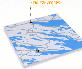 3d view of Medvezh\