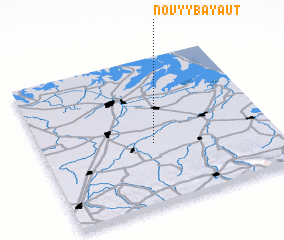 3d view of Novyy Bayaut