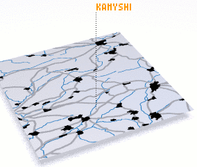 3d view of Kamyshi