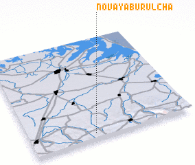 3d view of Novaya Burulʼcha