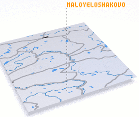 3d view of Maloye Loshakovo