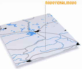 3d view of Novoye Malinovo