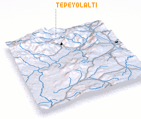 3d view of Tepeyolaltı