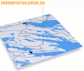 3d view of Verkhnyaya Ilem-Sel\