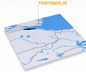 3d view of Tikhiy Navolok